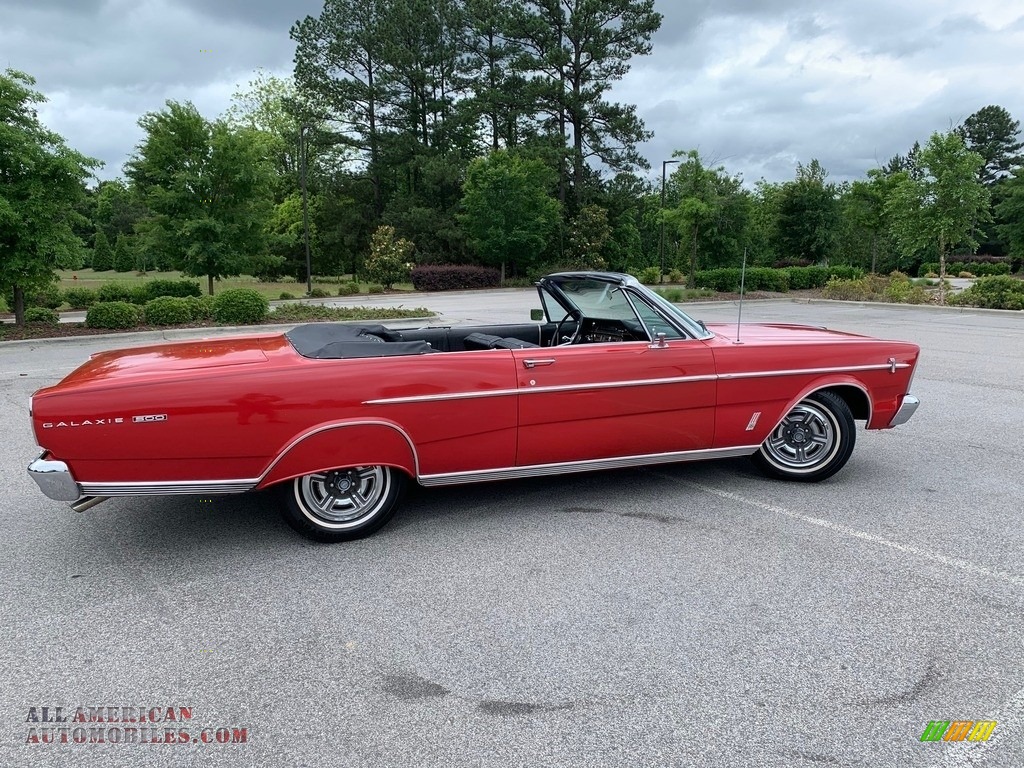 1966 Galaxie 500 7 Litre Convertible - Candy Apple Red / Black photo #18