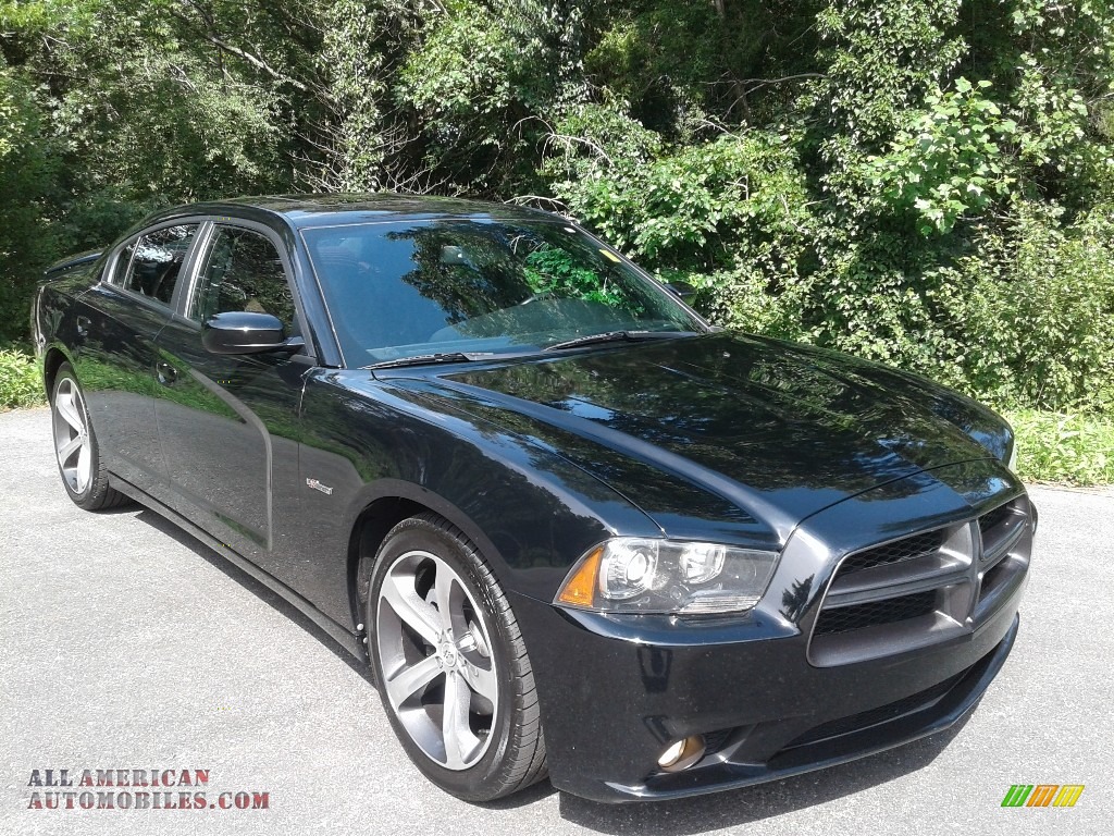 2014 Charger R/T Plus 100th Anniversary Edition - Pitch Black / Black/Red photo #4