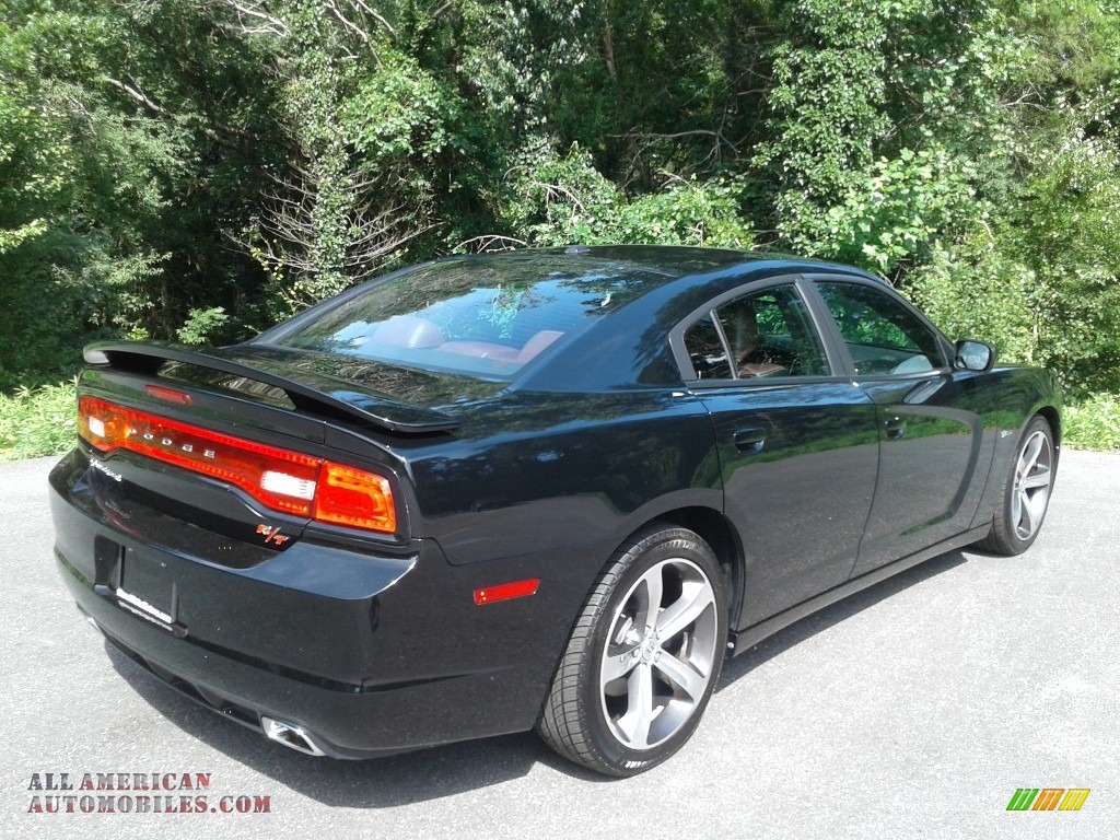 2014 Charger R/T Plus 100th Anniversary Edition - Pitch Black / Black/Red photo #6