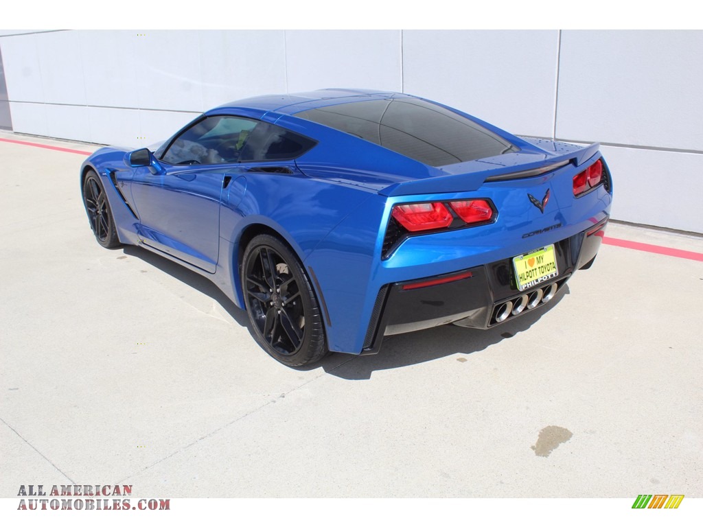 2016 Corvette Stingray Coupe - Laguna Blue Metallic / Jet Black photo #5
