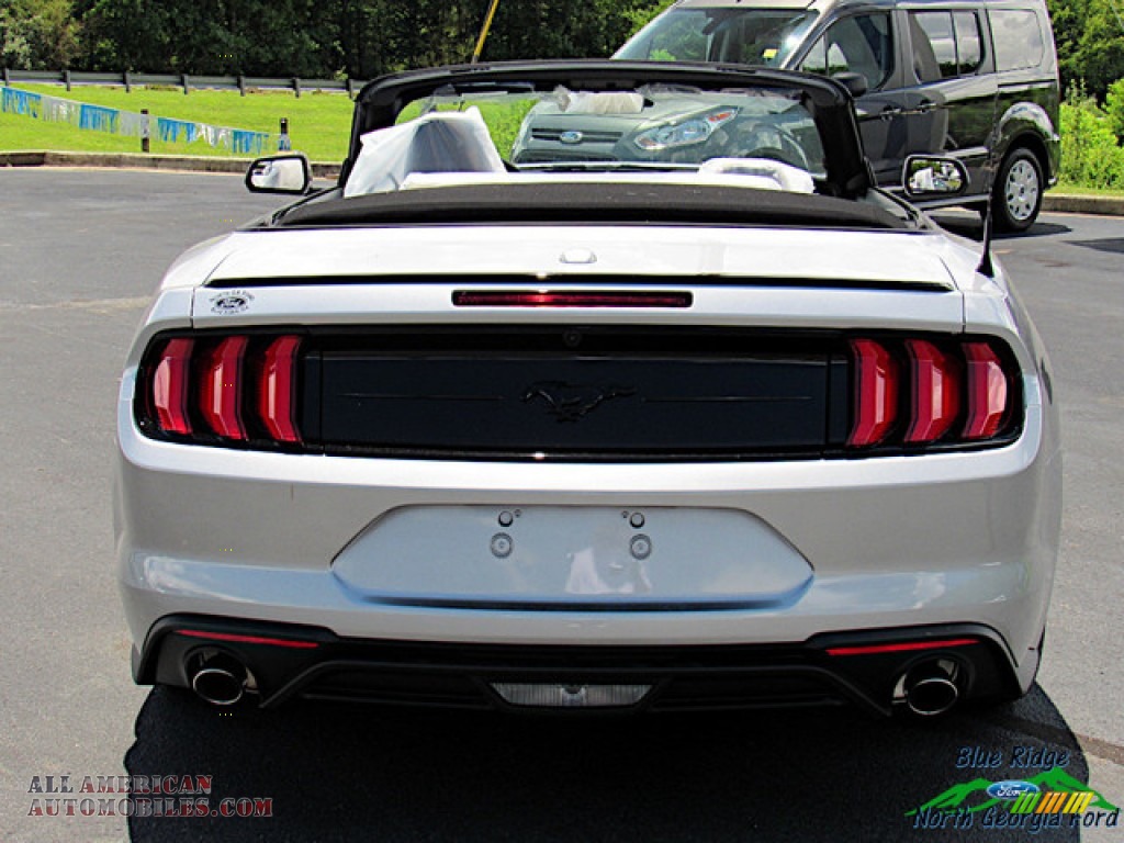 2020 Mustang EcoBoost Convertible - Iconic Silver / Ceramic photo #4
