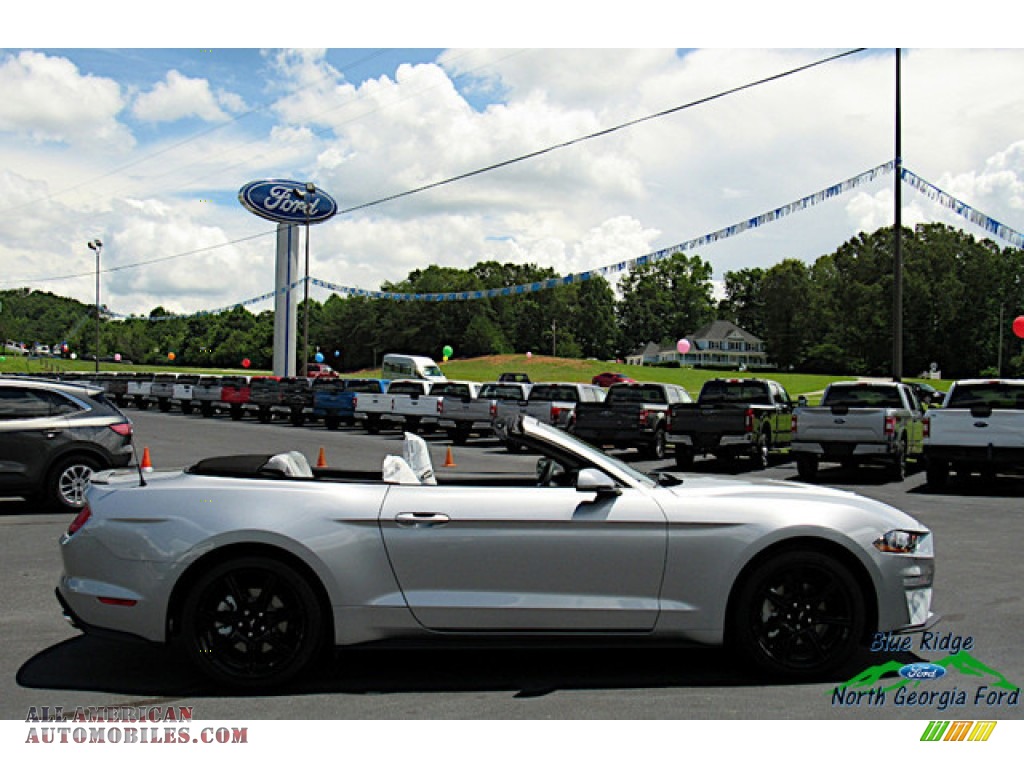 2020 Mustang EcoBoost Convertible - Iconic Silver / Ceramic photo #6
