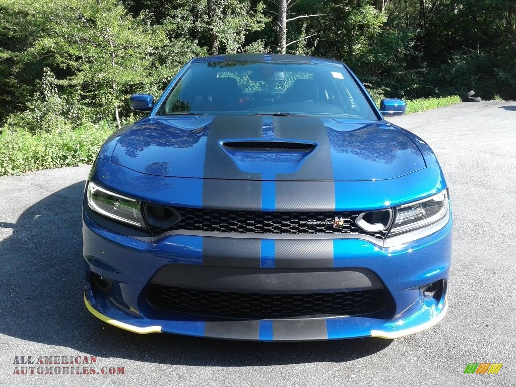 2020 Charger Scat Pack - IndiGo Blue / Black/Ruby Red photo #3