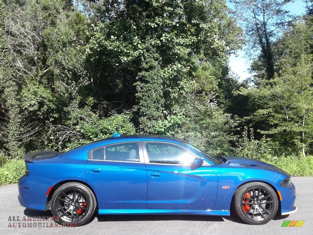 2020 Charger Scat Pack - IndiGo Blue / Black/Ruby Red photo #5