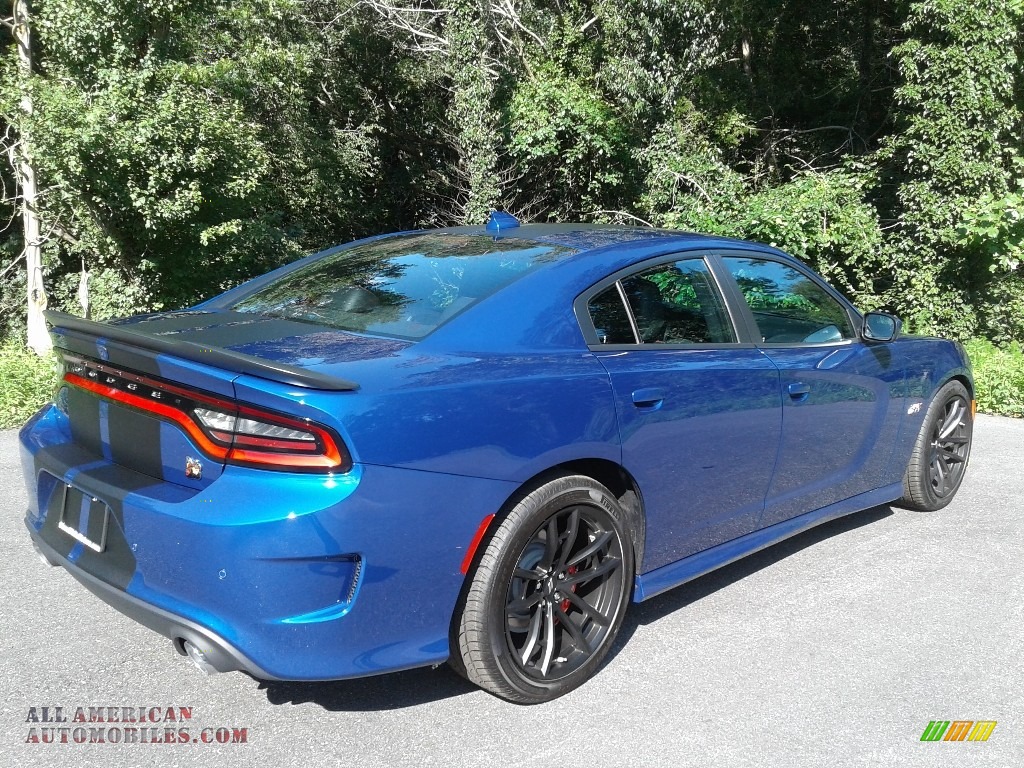 2020 Charger Scat Pack - IndiGo Blue / Black/Ruby Red photo #6