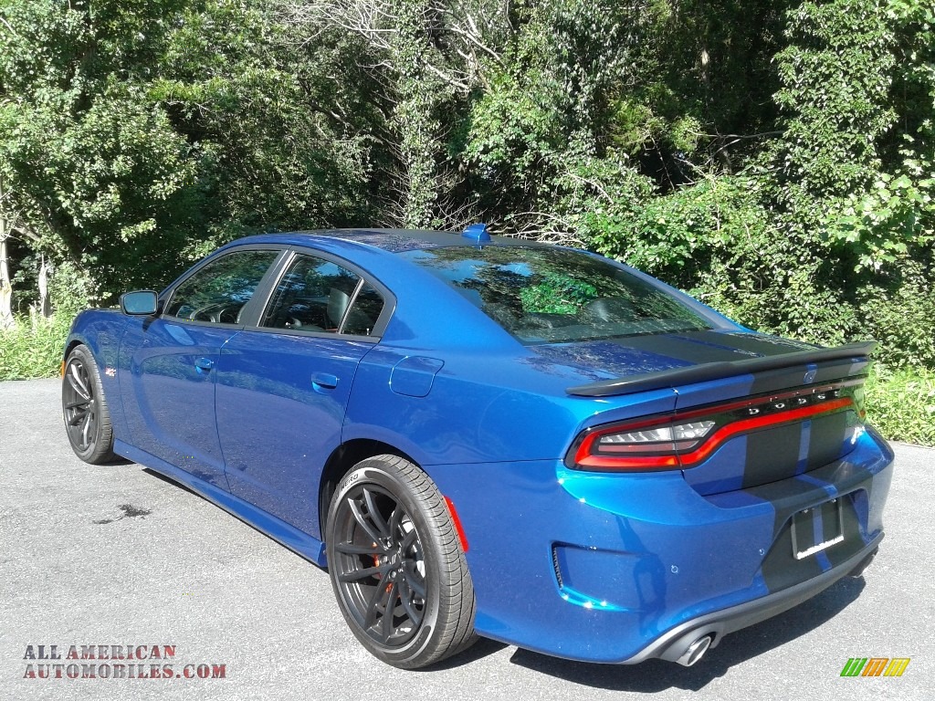 2020 Charger Scat Pack - IndiGo Blue / Black/Ruby Red photo #8