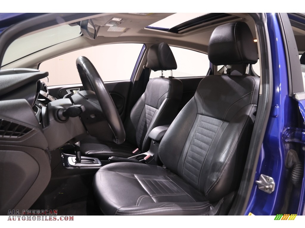 2014 Fiesta Titanium Hatchback - Performance Blue / Charcoal Black photo #5