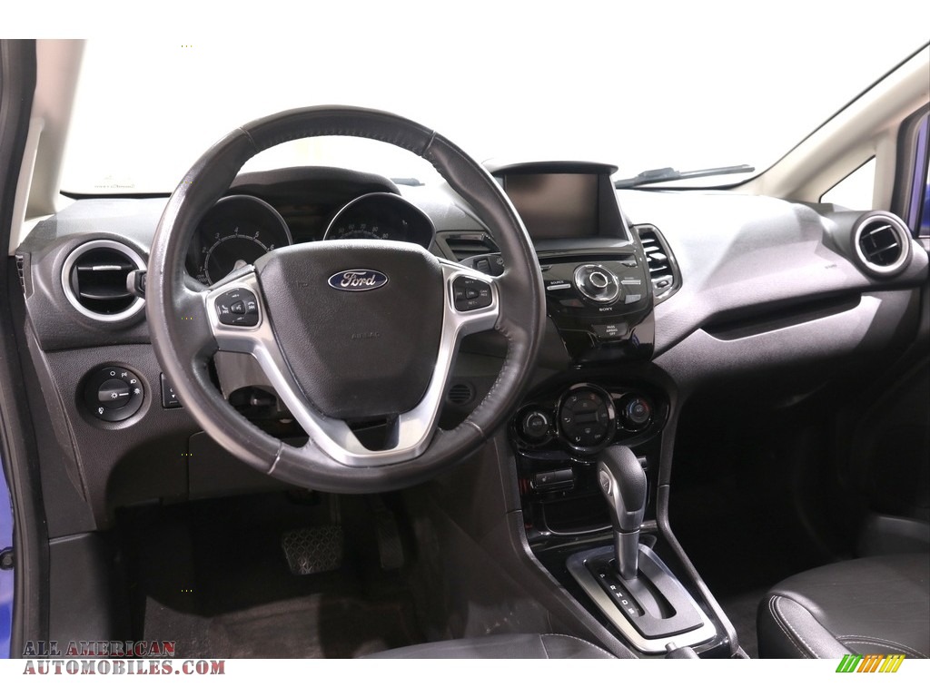 2014 Fiesta Titanium Hatchback - Performance Blue / Charcoal Black photo #6