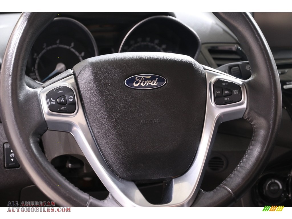 2014 Fiesta Titanium Hatchback - Performance Blue / Charcoal Black photo #7