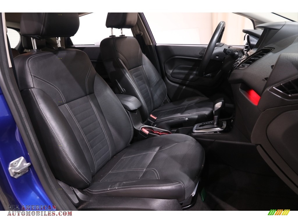 2014 Fiesta Titanium Hatchback - Performance Blue / Charcoal Black photo #16