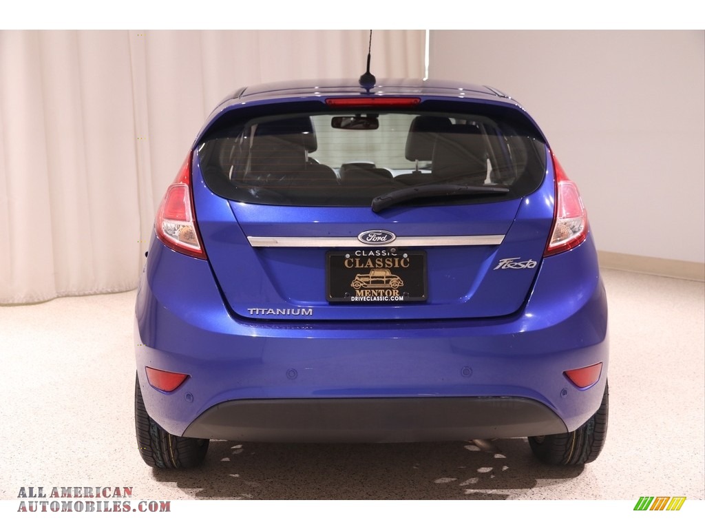2014 Fiesta Titanium Hatchback - Performance Blue / Charcoal Black photo #19