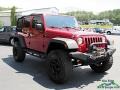 Jeep Wrangler Unlimited Sport 4x4 Deep Cherry Red Crystal Pearl photo #7