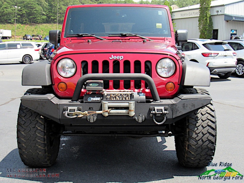 2012 Wrangler Unlimited Sport 4x4 - Deep Cherry Red Crystal Pearl / Black photo #8