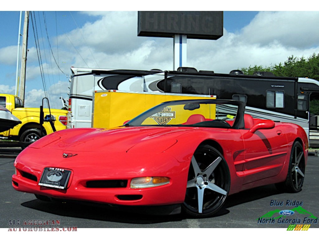 2002 Corvette Convertible - Torch Red / Torch Red photo #1