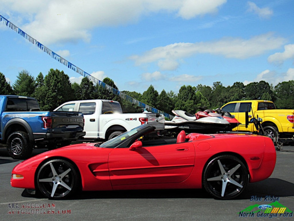 2002 Corvette Convertible - Torch Red / Torch Red photo #2