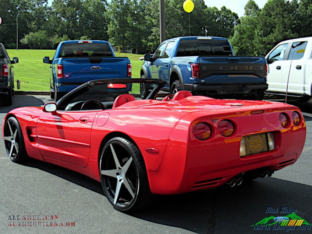 2002 Corvette Convertible - Torch Red / Torch Red photo #3