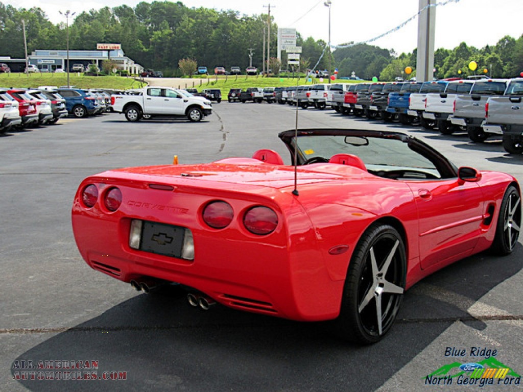 2002 Corvette Convertible - Torch Red / Torch Red photo #5