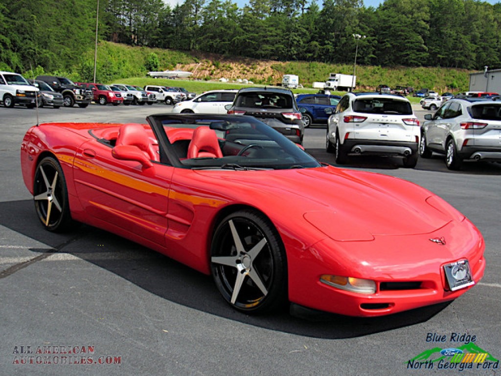 2002 Corvette Convertible - Torch Red / Torch Red photo #7
