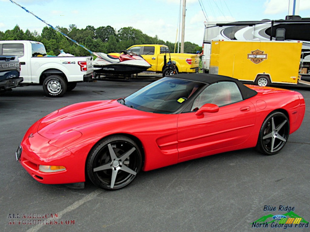2002 Corvette Convertible - Torch Red / Torch Red photo #24