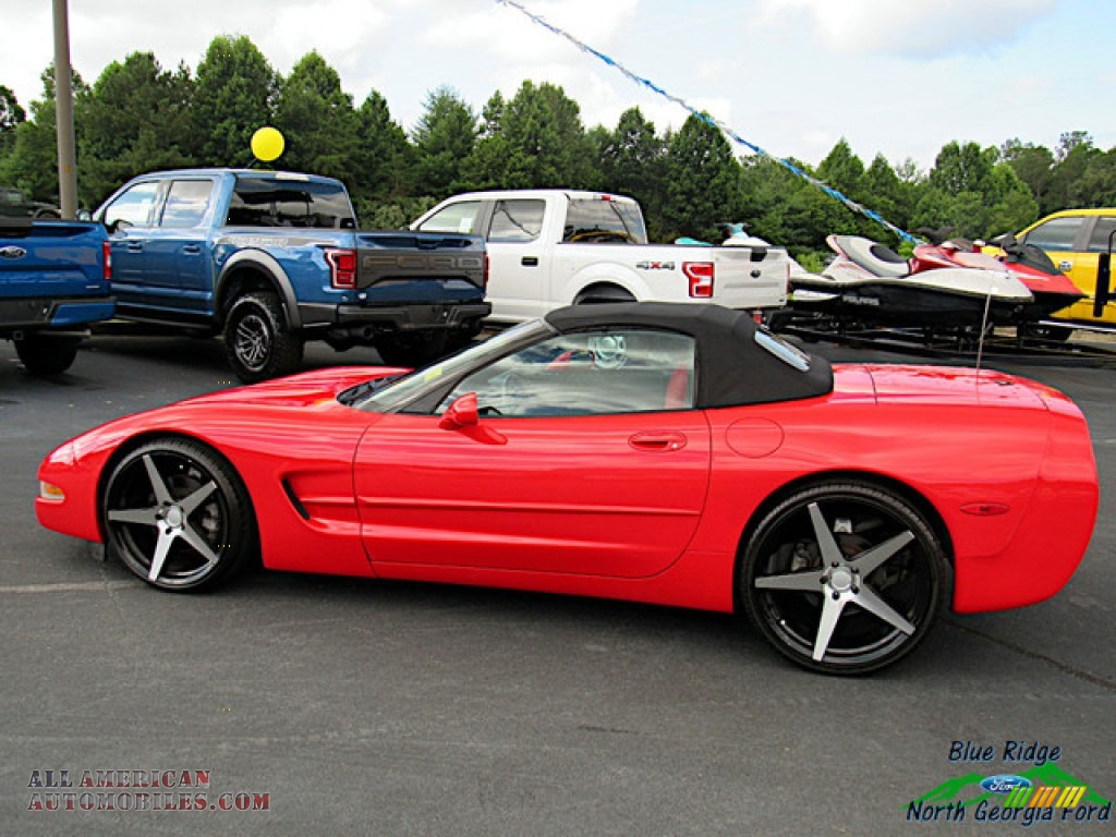 2002 Corvette Convertible - Torch Red / Torch Red photo #25