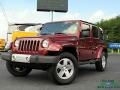 Jeep Wrangler Unlimited Sahara 4x4 Red Rock Crystal Pearl photo #1