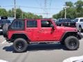 Jeep Wrangler Unlimited X 4x4 Flame Red photo #27