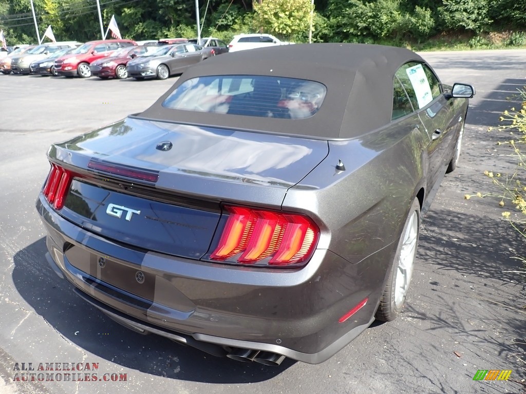 2020 Mustang GT Premium Convertible - Magnetic / Showstopper Red photo #5