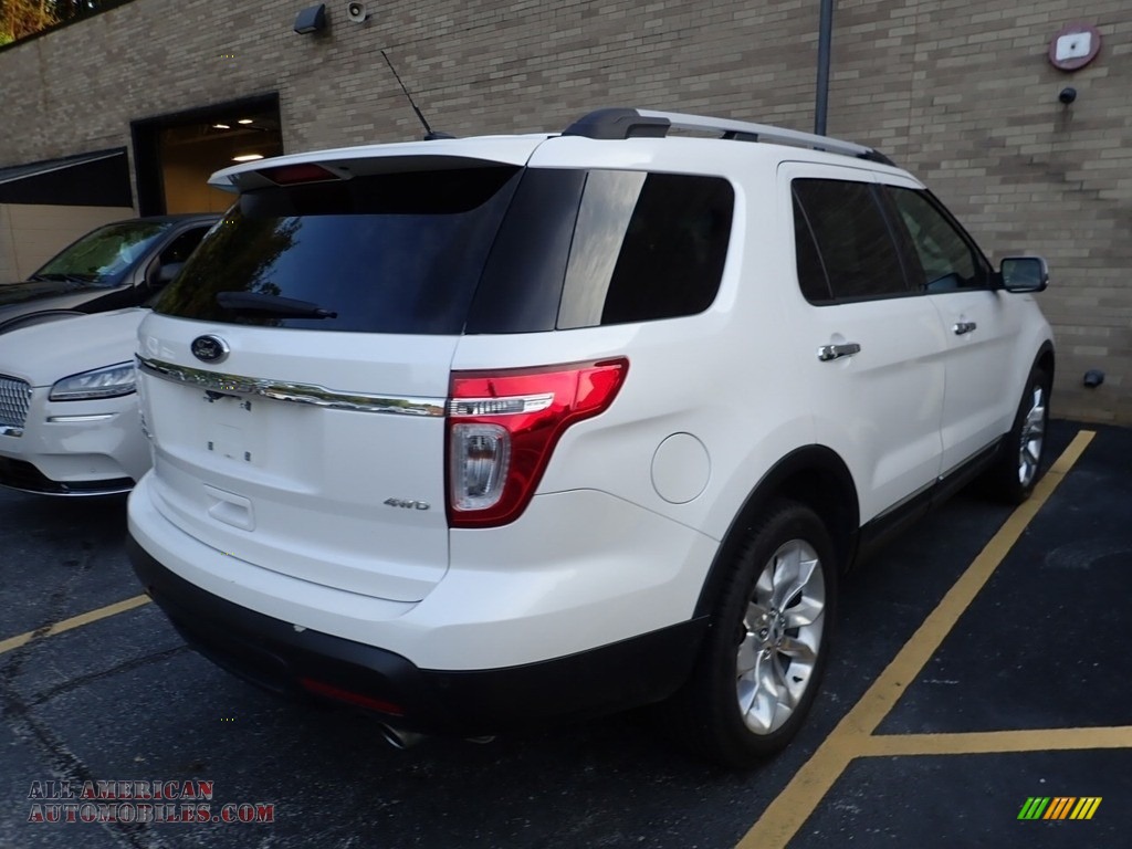 2014 Explorer Limited 4WD - White Platinum / Pecan photo #3
