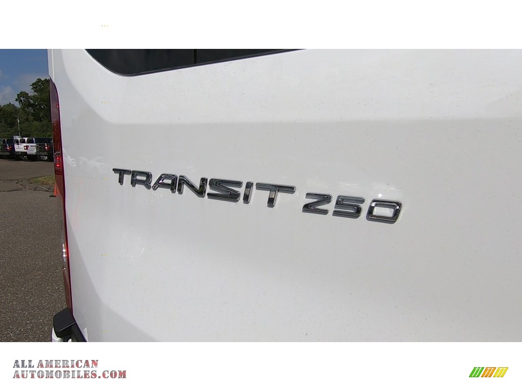 2020 Transit Van 250 MR Long - Oxford White / Dark Palazzo Grey photo #9