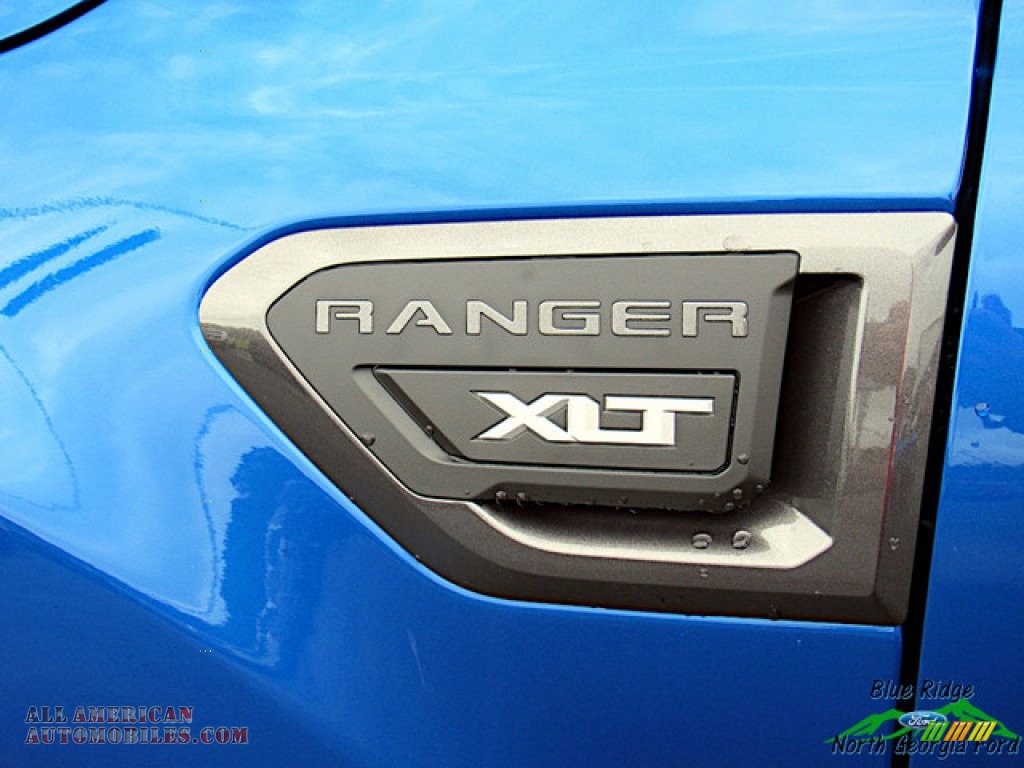 2020 Ranger XLT SuperCrew 4x4 - Lightning Blue / Ebony photo #24