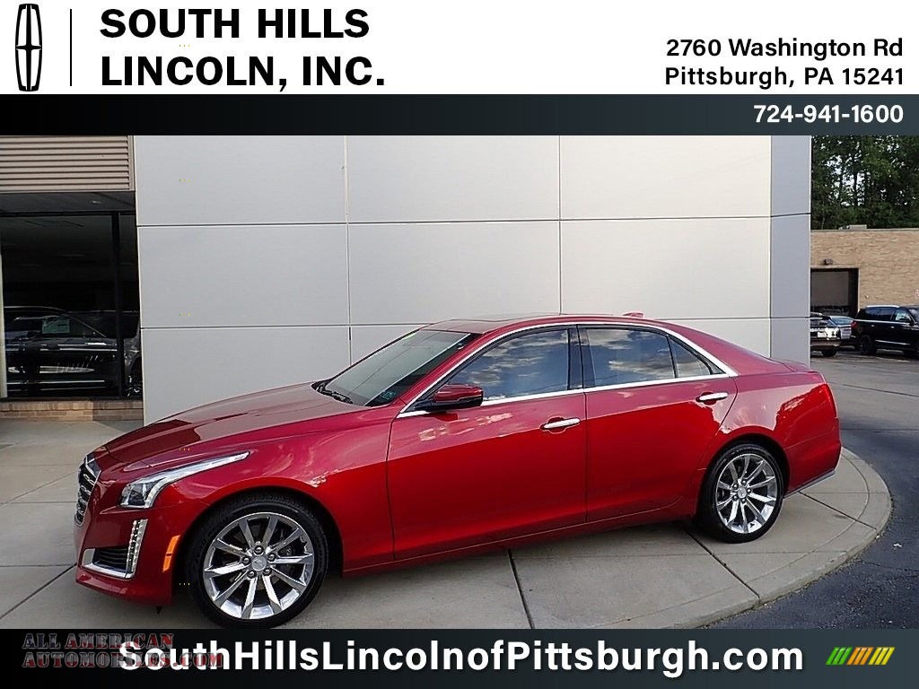 2018 CTS Luxury AWD - Red Obsession Tintcoat / Jet Black/Jet Black Accents photo #1