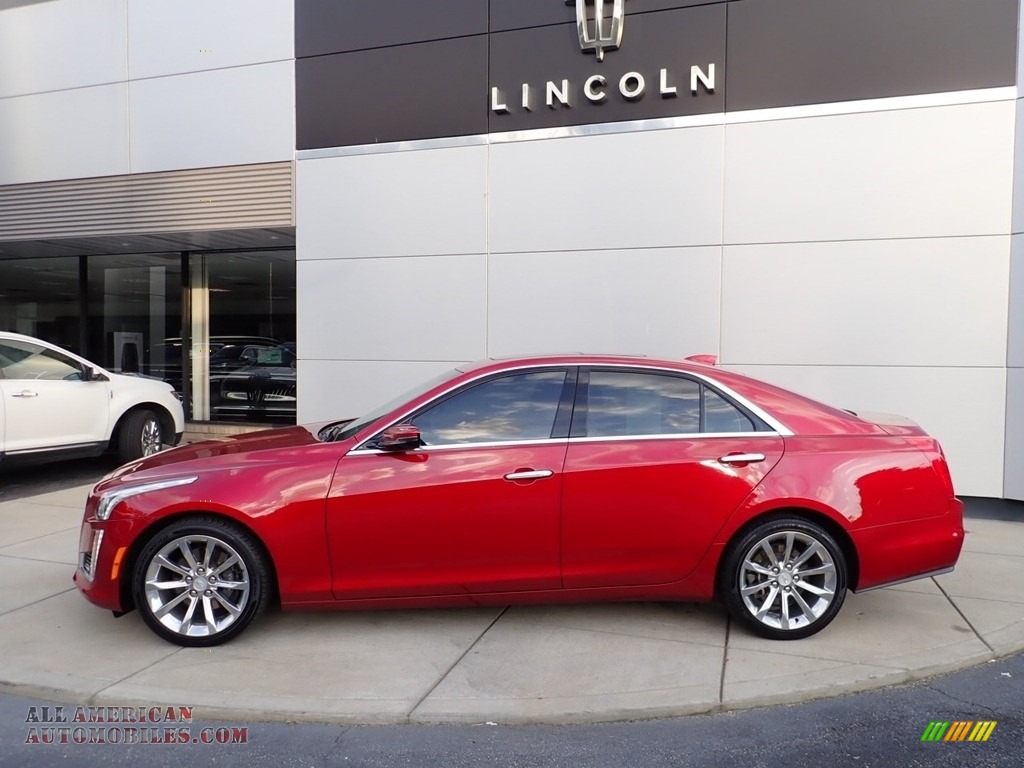 2018 CTS Luxury AWD - Red Obsession Tintcoat / Jet Black/Jet Black Accents photo #2