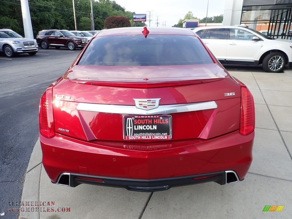 2018 CTS Luxury AWD - Red Obsession Tintcoat / Jet Black/Jet Black Accents photo #4