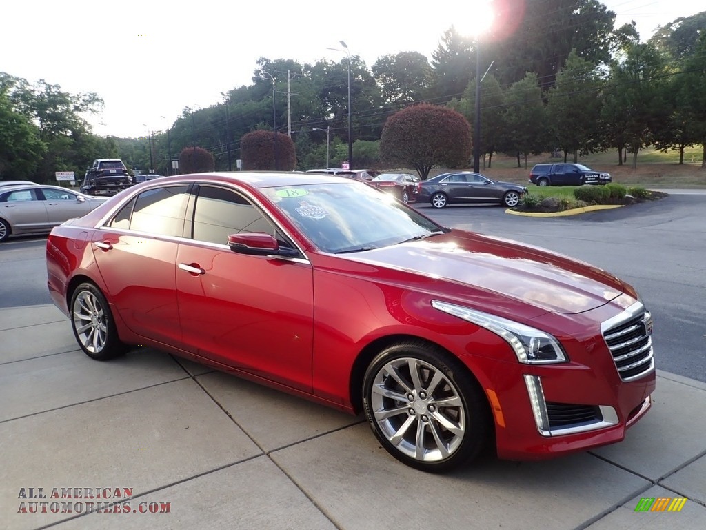 2018 CTS Luxury AWD - Red Obsession Tintcoat / Jet Black/Jet Black Accents photo #7