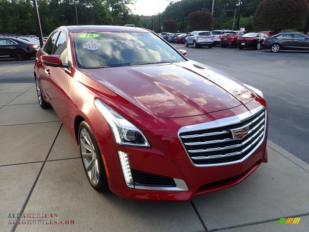 2018 CTS Luxury AWD - Red Obsession Tintcoat / Jet Black/Jet Black Accents photo #8