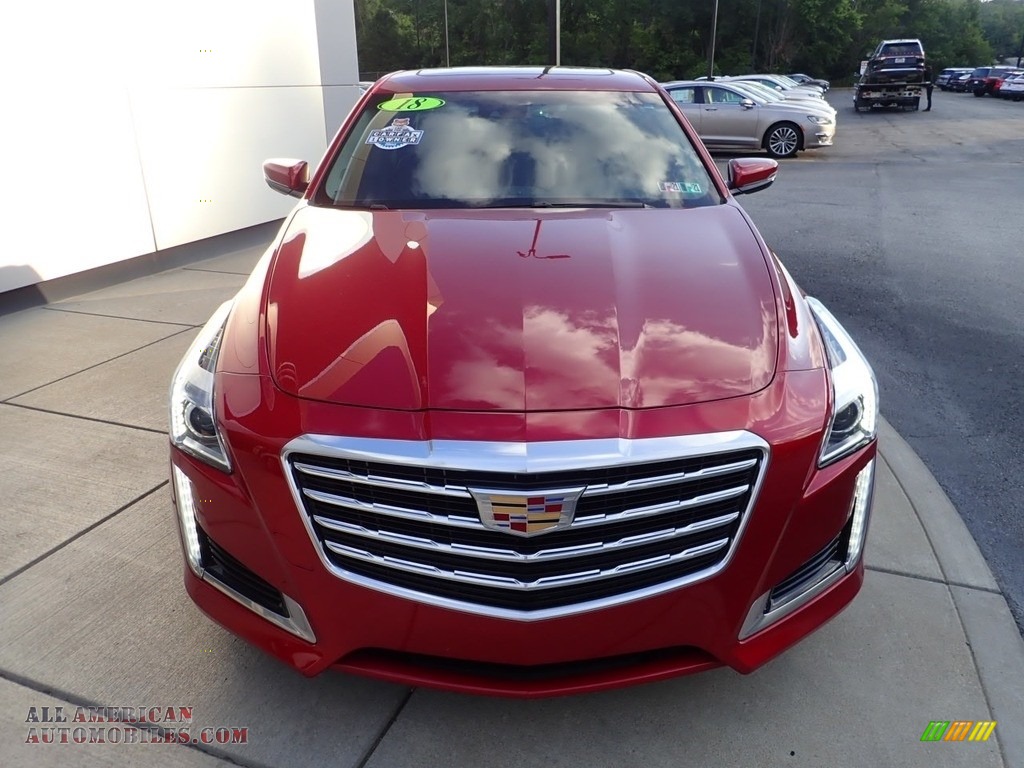 2018 CTS Luxury AWD - Red Obsession Tintcoat / Jet Black/Jet Black Accents photo #9