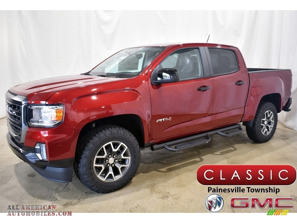 2021 Gmc Canyon At4 Crew Cab 4wd In Cayenne Red Tintcoat Photo #9 