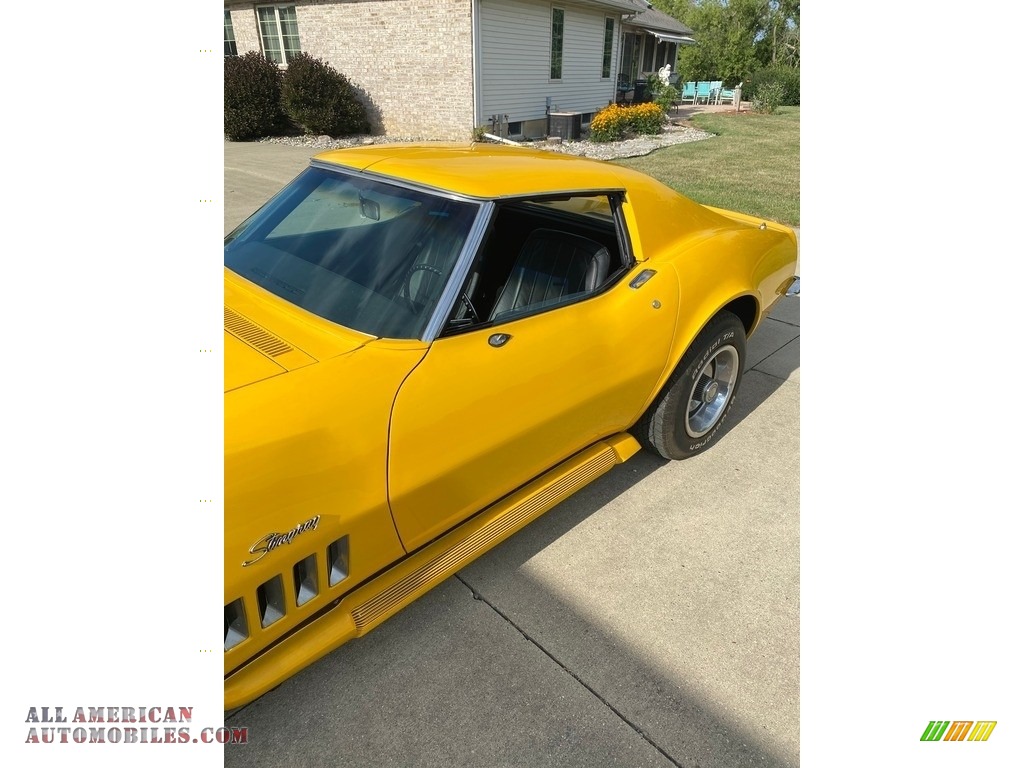 1969 Corvette Coupe - Daytona Yellow / Black photo #4