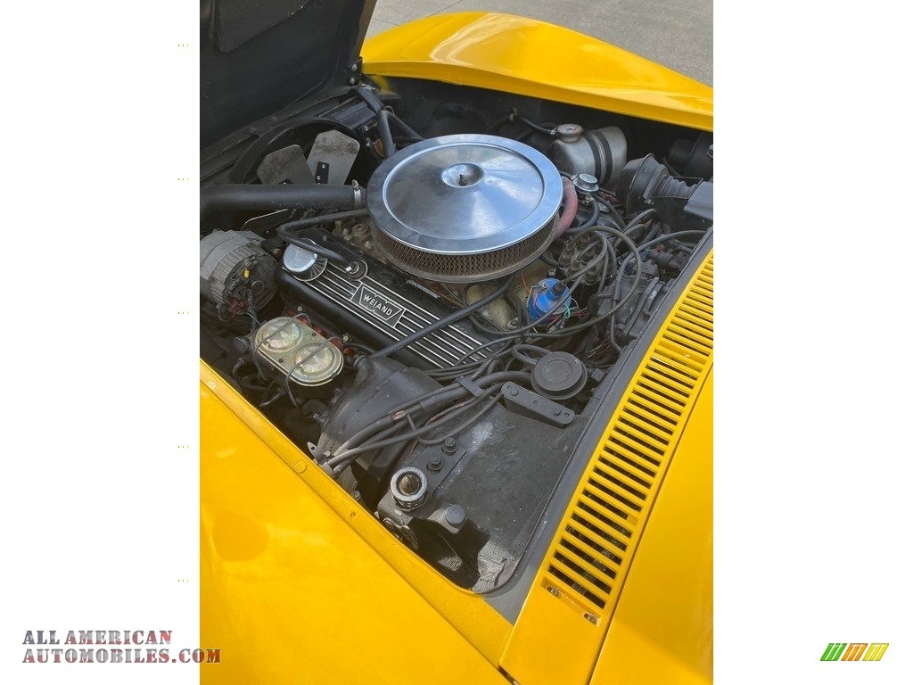 1969 Corvette Coupe - Daytona Yellow / Black photo #13