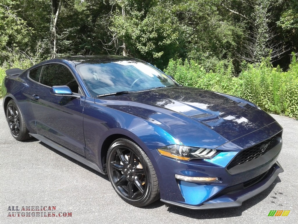 2019 Mustang EcoBoost Fastback - Kona Blue / Ebony photo #4