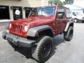 Jeep Wrangler X 4x4 Red Rock Crystal Pearl photo #2