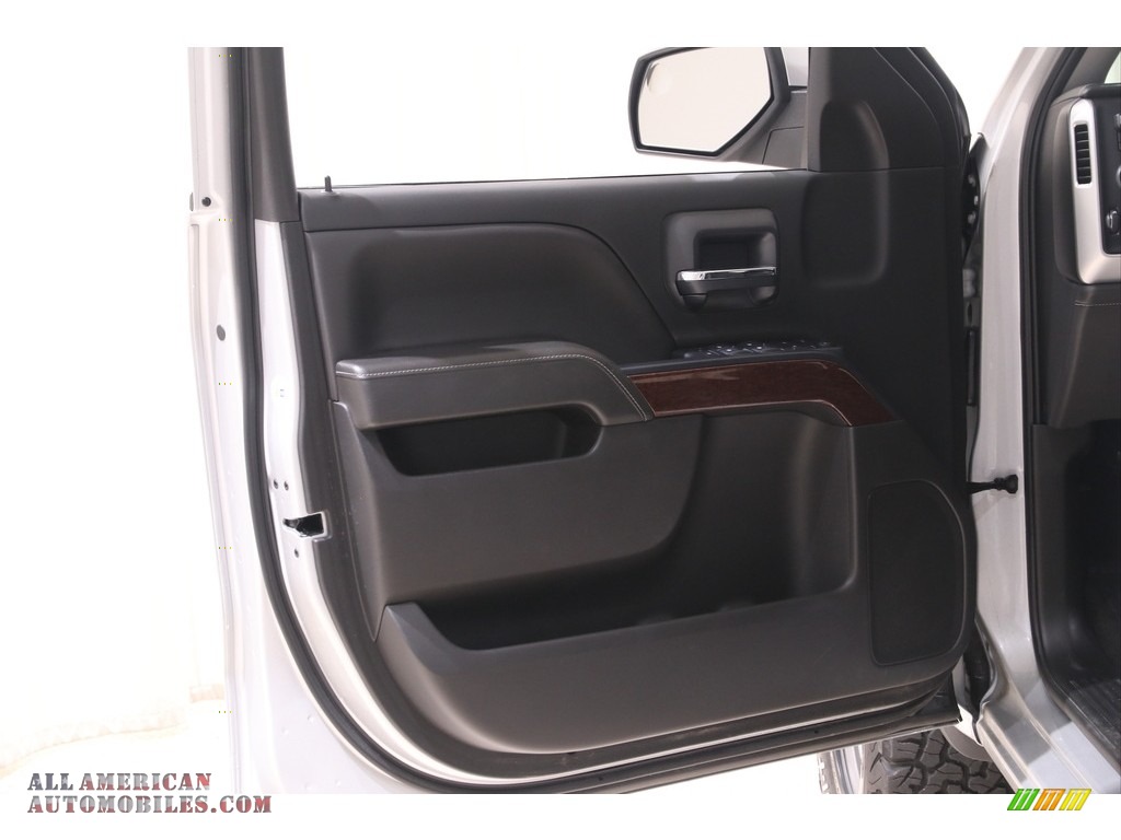 2018 Sierra 1500 SLE Double Cab 4WD - Quicksilver Metallic / Jet Black photo #4