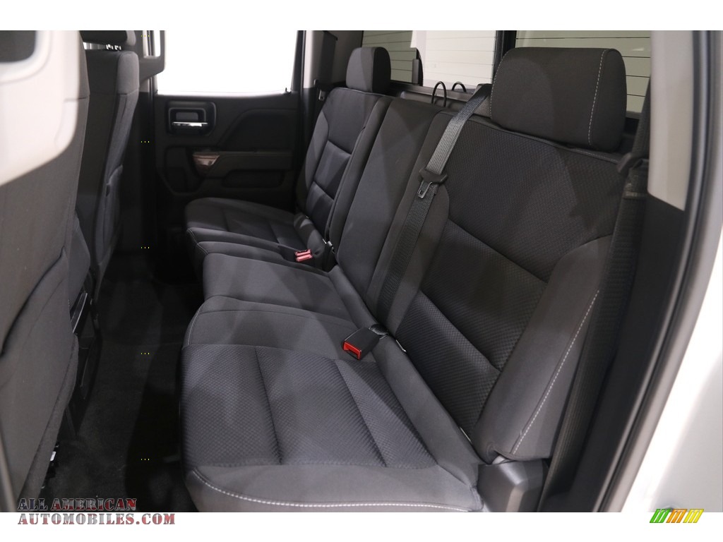 2018 Sierra 1500 SLE Double Cab 4WD - Quicksilver Metallic / Jet Black photo #17
