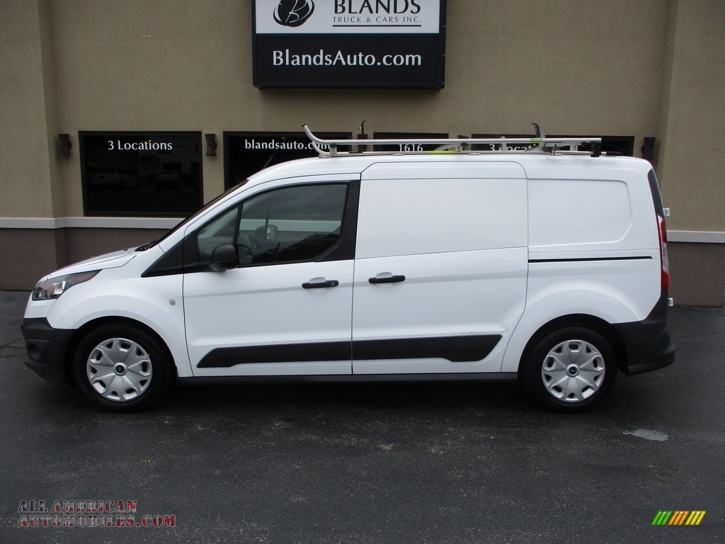 Frozen White / Pewter Ford Transit Connect XL Van