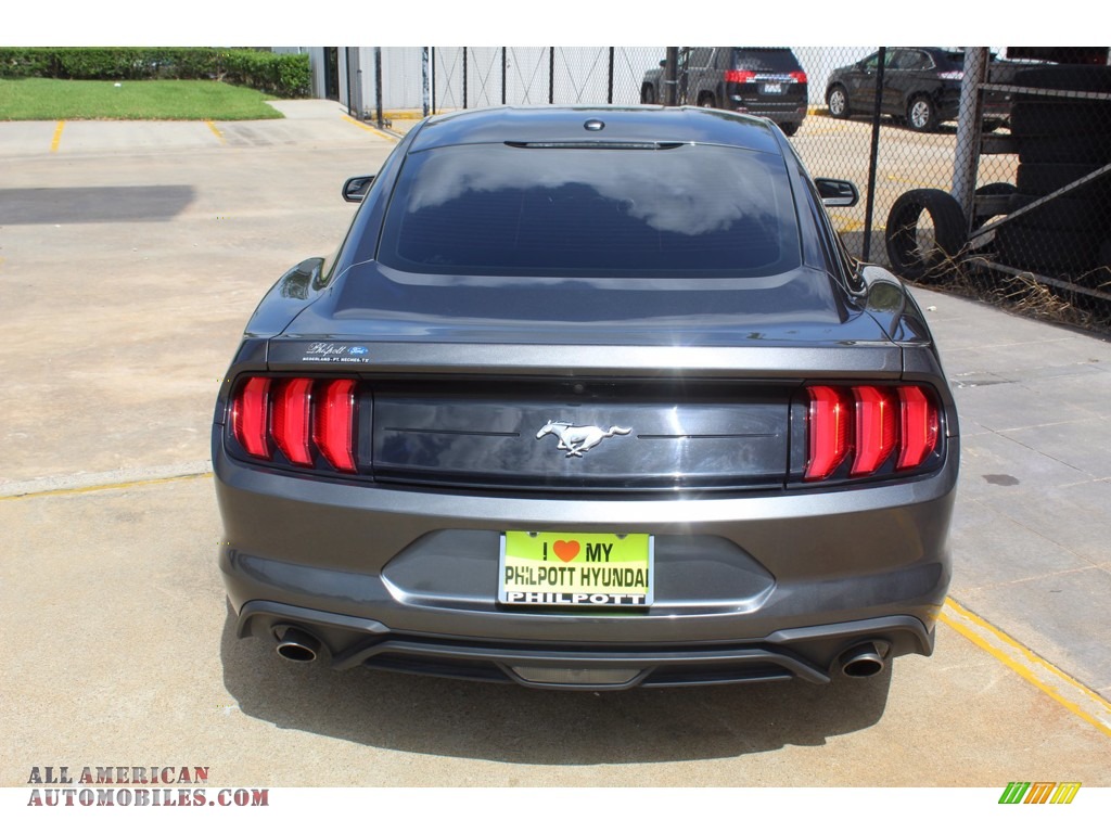 2019 Mustang EcoBoost Fastback - Magnetic / Ebony photo #7