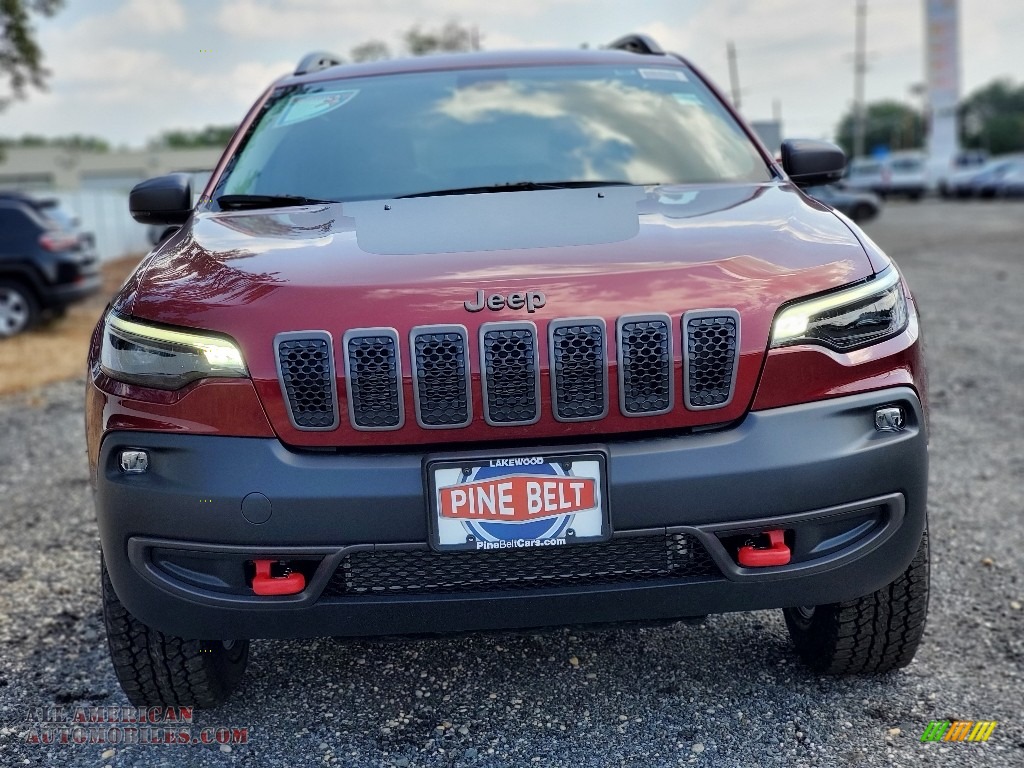 2020 Jeep Cherokee Trailhawk 4x4 In Velvet Red Pearl Photo 3 646040