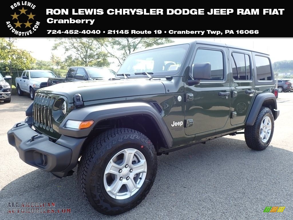 2021 Jeep Wrangler Unlimited Sport 4x4 In Sarge Green For Sale 518863 