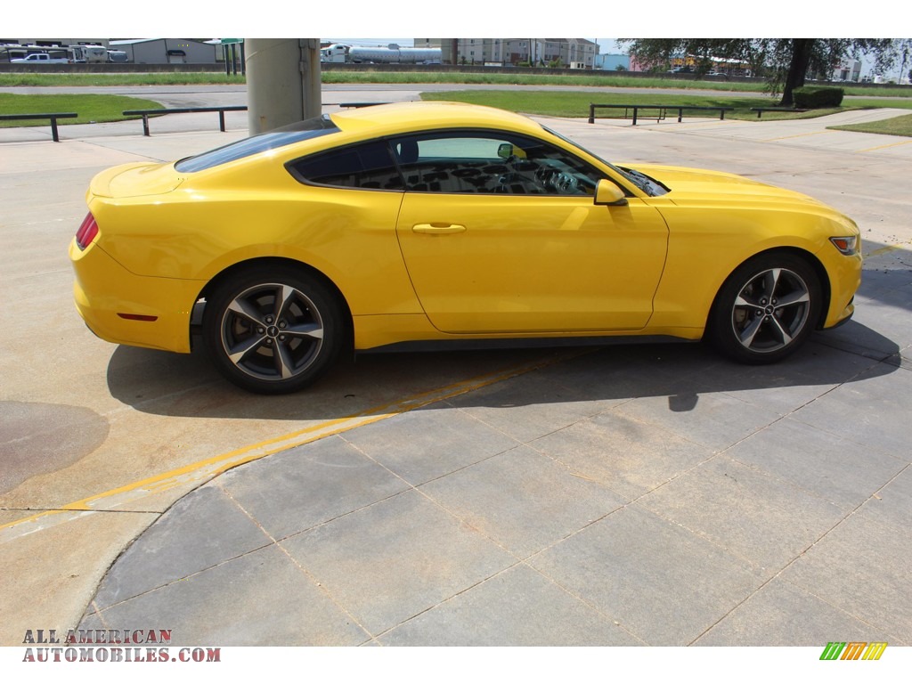 2016 Mustang V6 Coupe - Triple Yellow Tricoat / Ebony photo #13