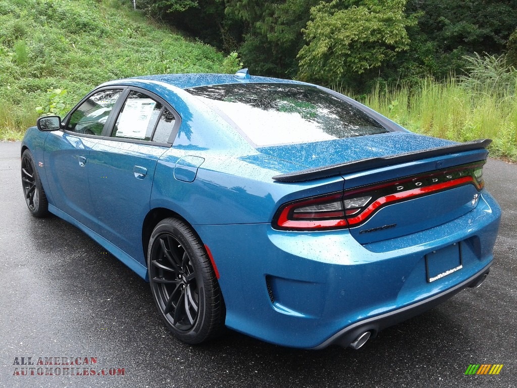 2020 Charger Scat Pack - Frostbite / Black photo #8