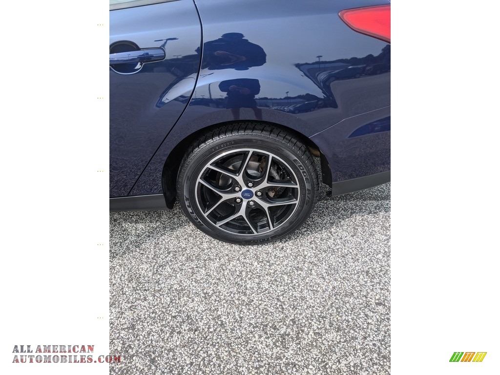 2017 Focus SEL Sedan - Kona Blue / Charcoal Black photo #15